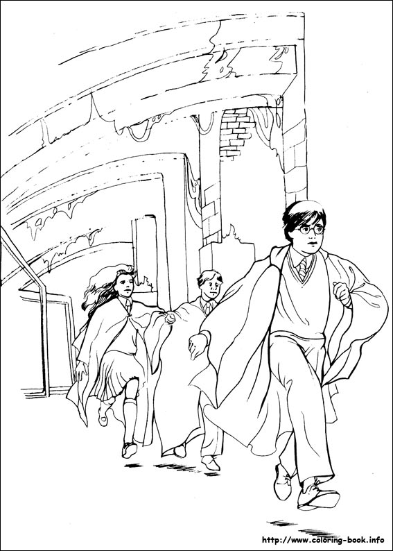 Harry Potter coloring picture